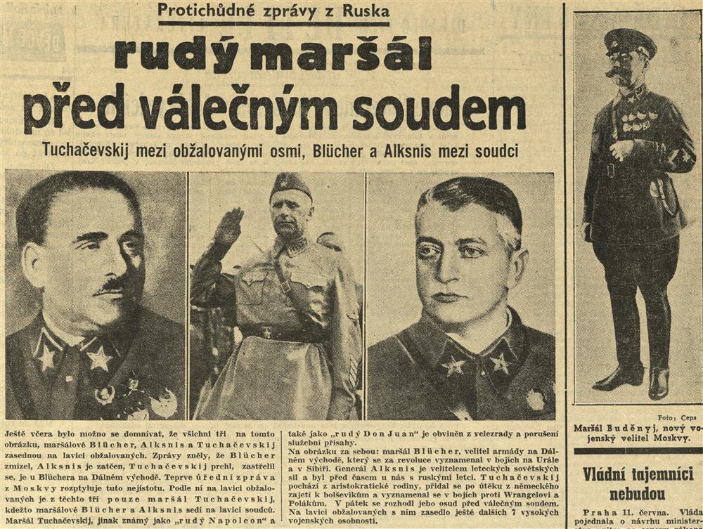 Zprávy o dění v Rusku z dobového tisku